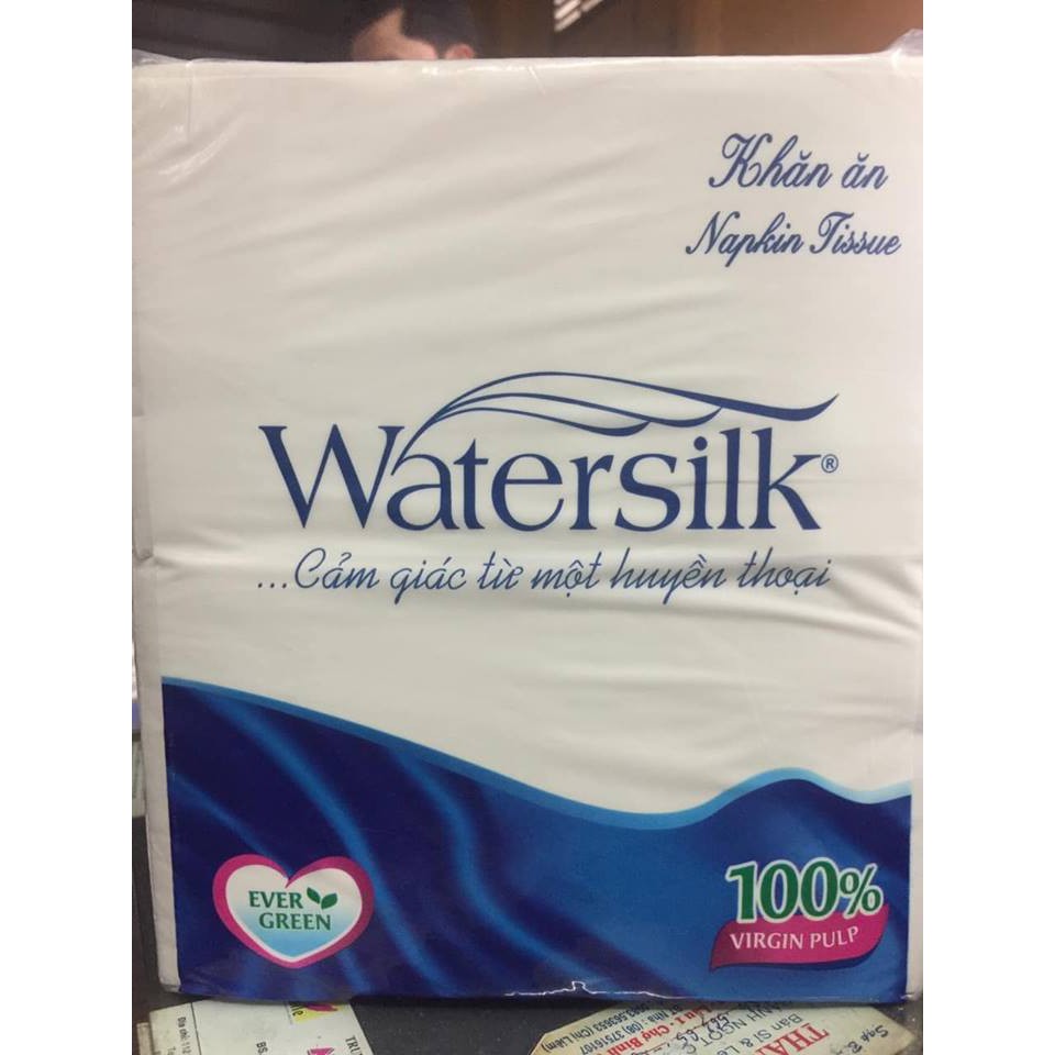 khăn ăn đóng cân Watersilk, 2 lớp QC 240 x 240