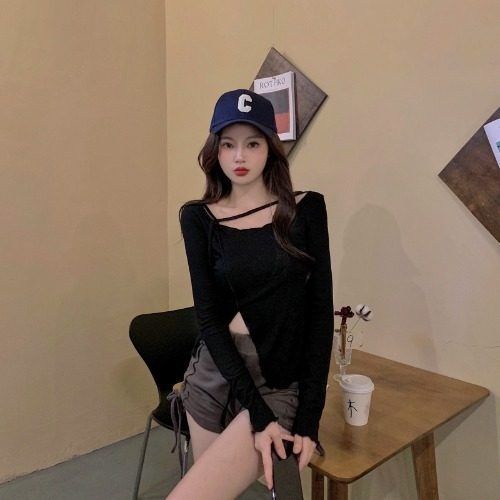 Áo Thun Dáng Ôm Thiết Kế Mới Năng Động Thời Trang Dành Cho Nữ