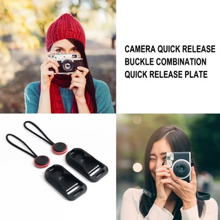 Round Shape Quick Release Connector With Base For Camera Shoulder Strap