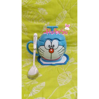 Ly cốc sứ hình 3D Doremon 345ml
