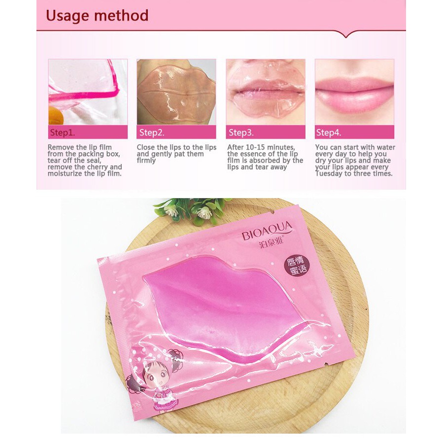 (hàng Mới Về) Mặt Nạ Môi Collagen Bioaqua | BigBuy360 - bigbuy360.vn
