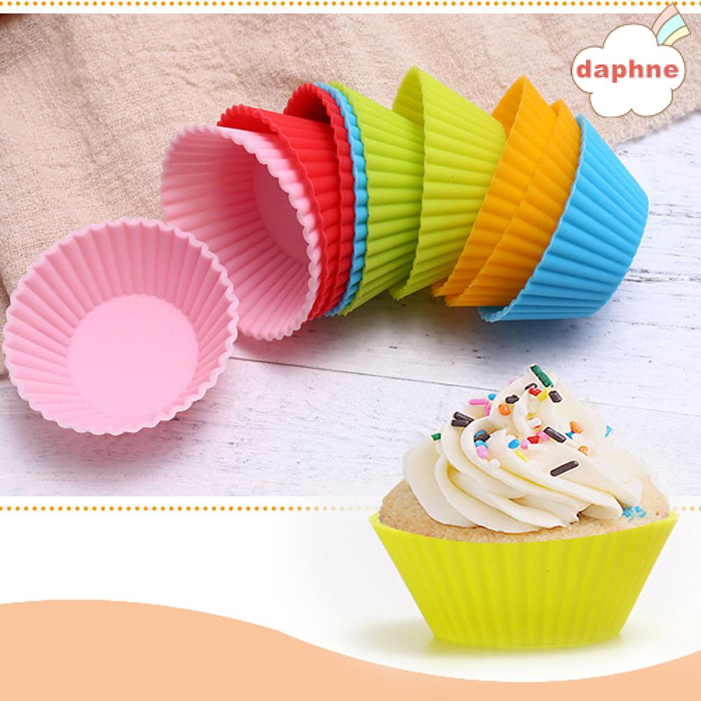 Daphne Cốc Silicon Làm Bánh Cupcake / Muffin Có Thể Tái Sử Dụng Diy