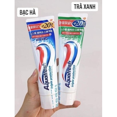 Kem đánh răng Aquafresh Nhật Bản Sạch Sâu Thơm Miệng