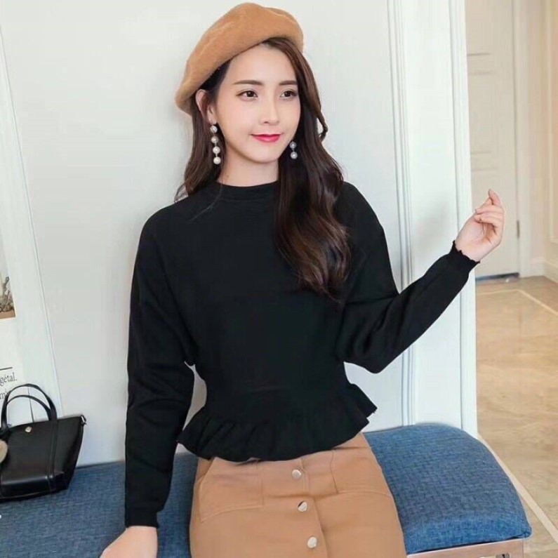 Áo len bo eo Hàn Quốc_Áo len nữ đẹp_Áo len kiểu | BigBuy360 - bigbuy360.vn