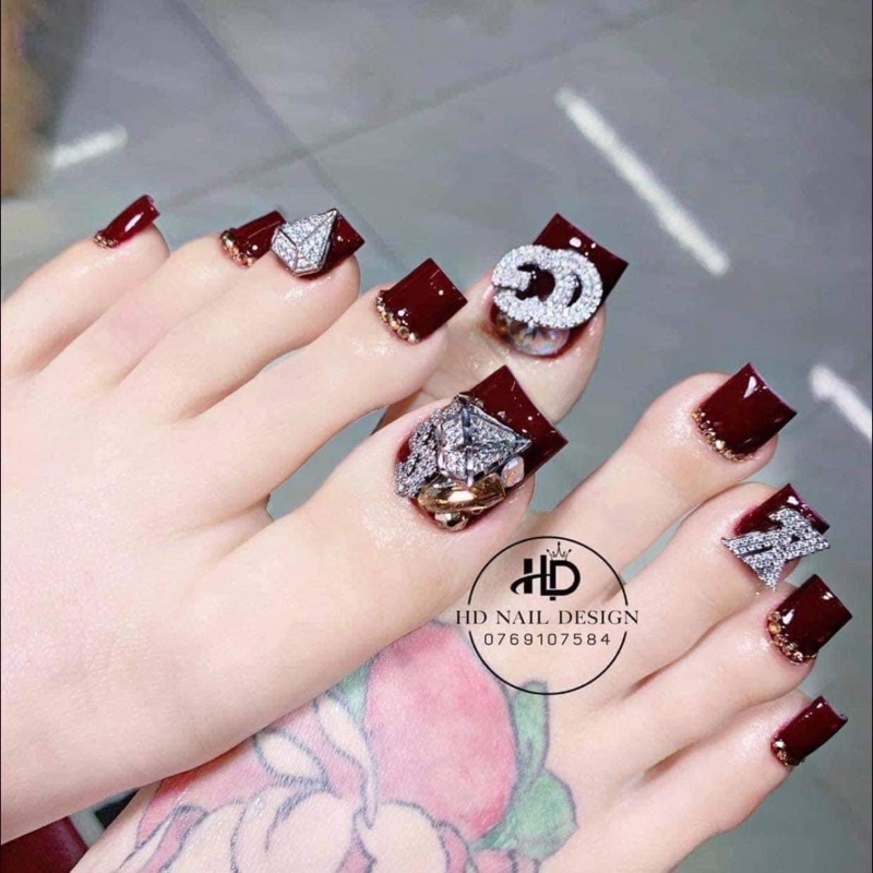 CHAM ĐÁ GẮN MÓNG CAO CẤP- mã 135