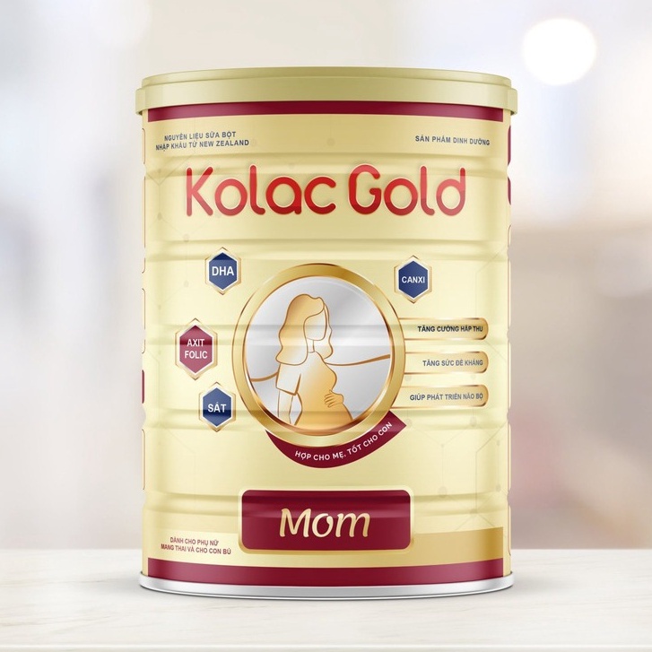 Sữa bột Kolac Mom 900g dành cho phụ nữ mang thai và sau thumbnail