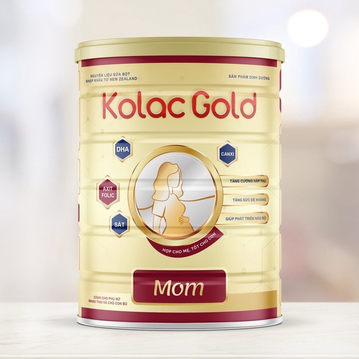 Sữa bột Kolac Mom 900g dành cho phụ nữ mang thai và sau sinh