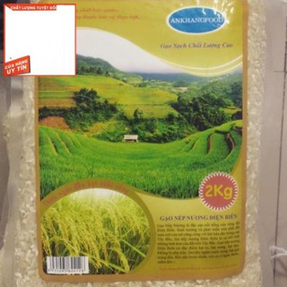 Freeship, date mới nhât (2kg) Gạo nếp nương Điện Biên