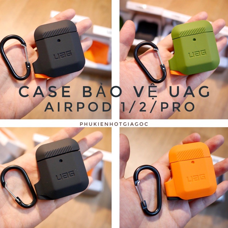 Case silicon chống shock chuẩn quân đội UAG cho Airpod 1/ Airpod 2/ Airpod Pro