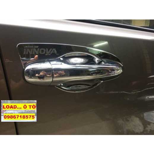 Ốp tay nắm và hõm cửa Innova 2023-2017 Mạ Crom Cao Cấp