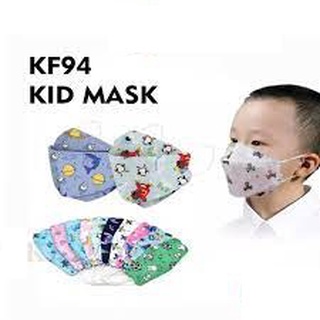 Combo 300 khẩu trang cá trẻ em 4d kf94 chống bụi