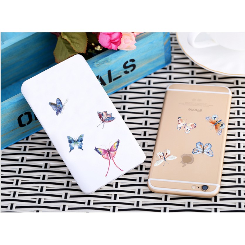 Decal trang trí tường - Bướm xinh sắc màu nhí