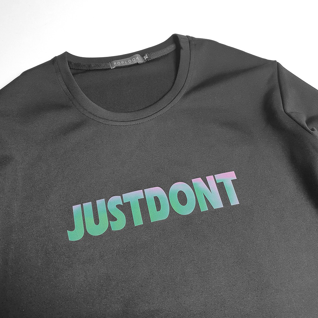 Áo dài tay nam cổ tròn chất thun poly cao cấp, logo phản quang 7 màu | BigBuy360 - bigbuy360.vn