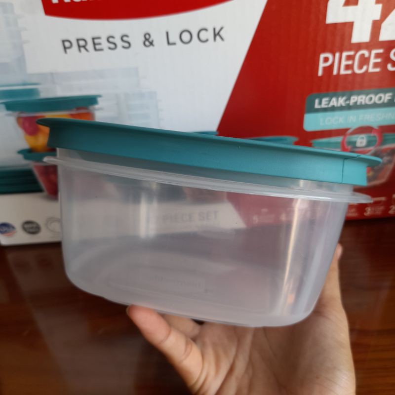 Hộp Rubbermaid nắp xanh - Lẻ size. Hàng chuẩn Mỹ. | BigBuy360 - bigbuy360.vn