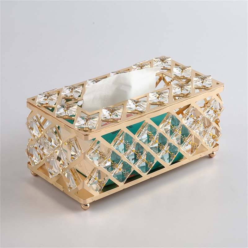 Hộp Đựng Khăn Giấy Hình Chữ Nhật Có Nắp Đậy Ốp