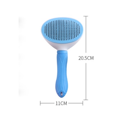 Lược Inox Cao Cấp Chải Lông Chó Mèo Có Nút Bấm Đẩy Lông