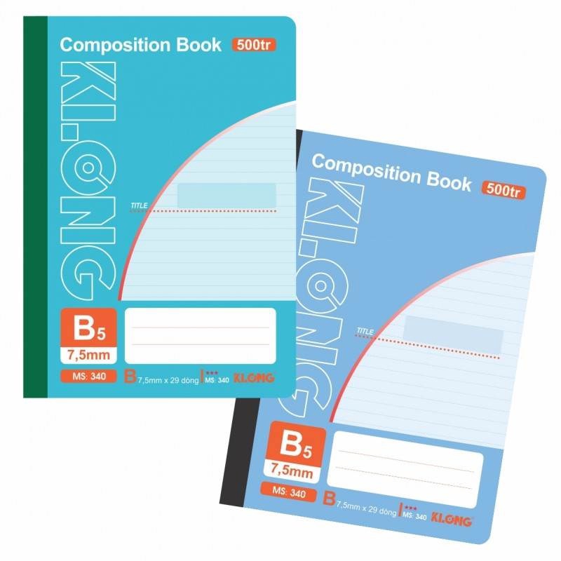 Composition Book 500 trang (B5); MS: 340