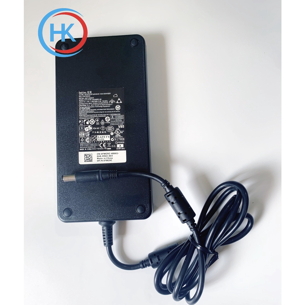 Combo Sạc Dell Laptop 65W 90W 180W 240W Đầu Kim To Và Nhỏ Type C