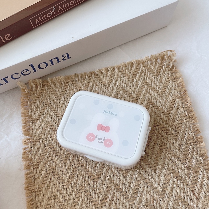 Khay Gương Mini 3D Thú Cute Mẫu Mới - Case Đựng Lens