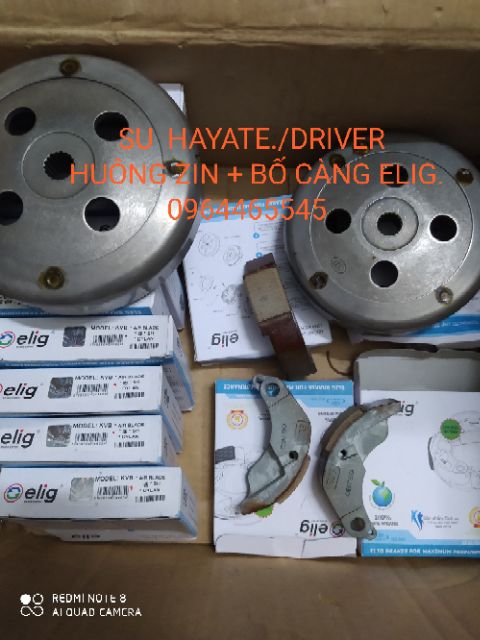 BỐ BA CÀNG _Bố + chuông Su HAYATE /DRIVER  ZIN + ELIG -chất lượng ok,chống rung ,chống giật..