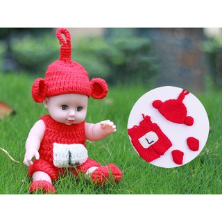 Búp Bê Silicon Em Bé Trai Mắt 4D - Cao 30cm