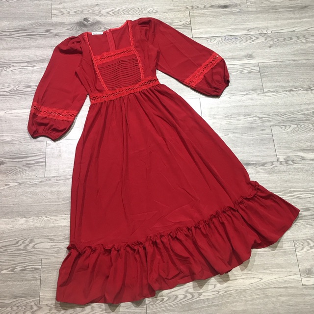Đầm maxi đỏ