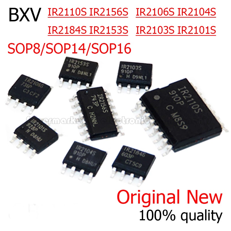 Set 5 Chip IC IR2110S IR2156S IR2184S IR2153S IR2106S IR2104S IR2103S IR2101S SOP SMD Chuyên Dụng