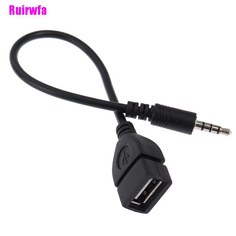Dây Cáp Chuyển Đổi Âm Thanh Từ Cổng USB Sang Tai Nghe Trên Xe Hơi