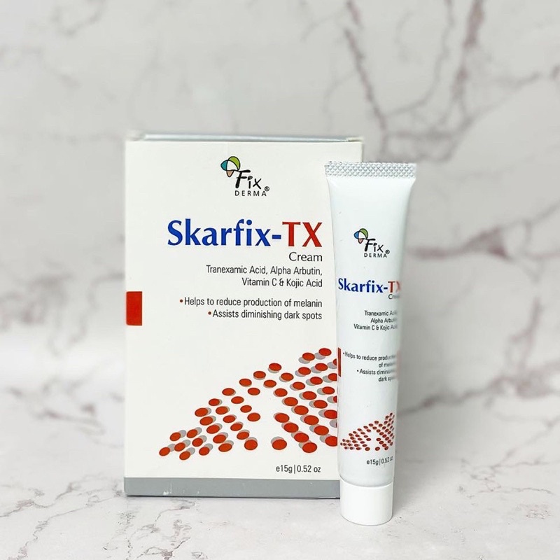 Fixderma Skarfix TX & Skarfix Plus Kem Dưỡng Da Mờ Nám, Đốm Nâu và Chống Tăng Sắc Tố Da Cream