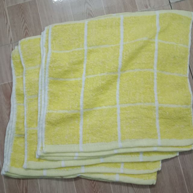 Khăn vuông lau bếp 25cm (mỏng)