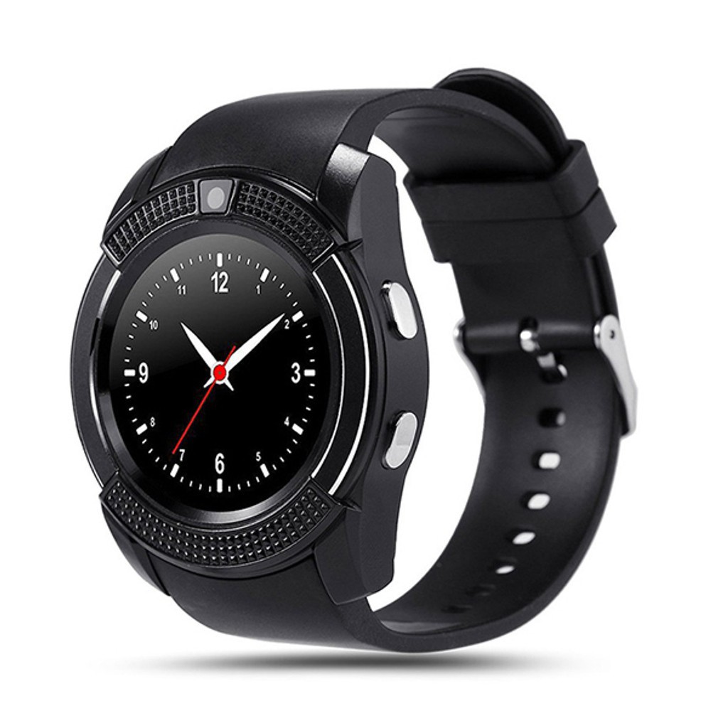 Đồng hồ Thông minh Smart Watch V8 - Hỗ trợ sim nghe/gọi - Kết nối Bluetooth Wifi - Camera.
