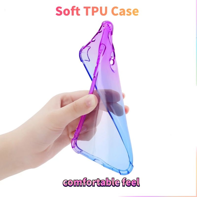 Ốp điện thoại tpu màu gradient chống trầy xước cho Iphone 12 11 Pro Max 12 Mini 7 8 Plus SE 2020 | BigBuy360 - bigbuy360.vn