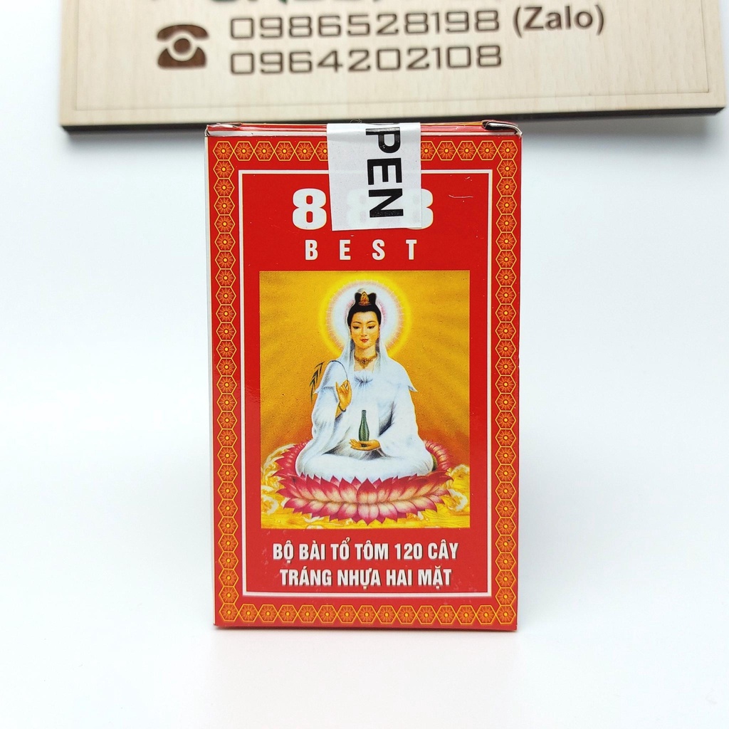 Bộ bài tổ tôm tráng nhựa 120 quân