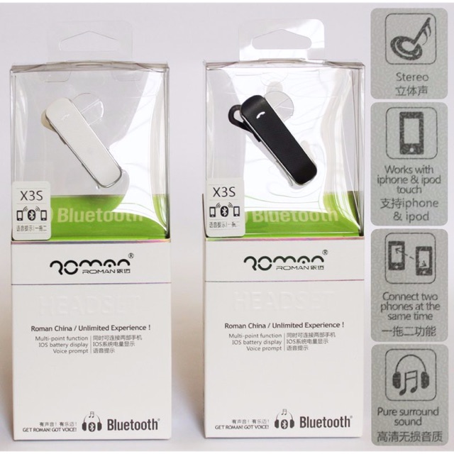 Tai nghe Bluetooth Roman X3S