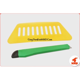 Bộ Dụng Cụ ( Dao + Gạt Nhựa) Dán Kính, Dán Decal Các Loại