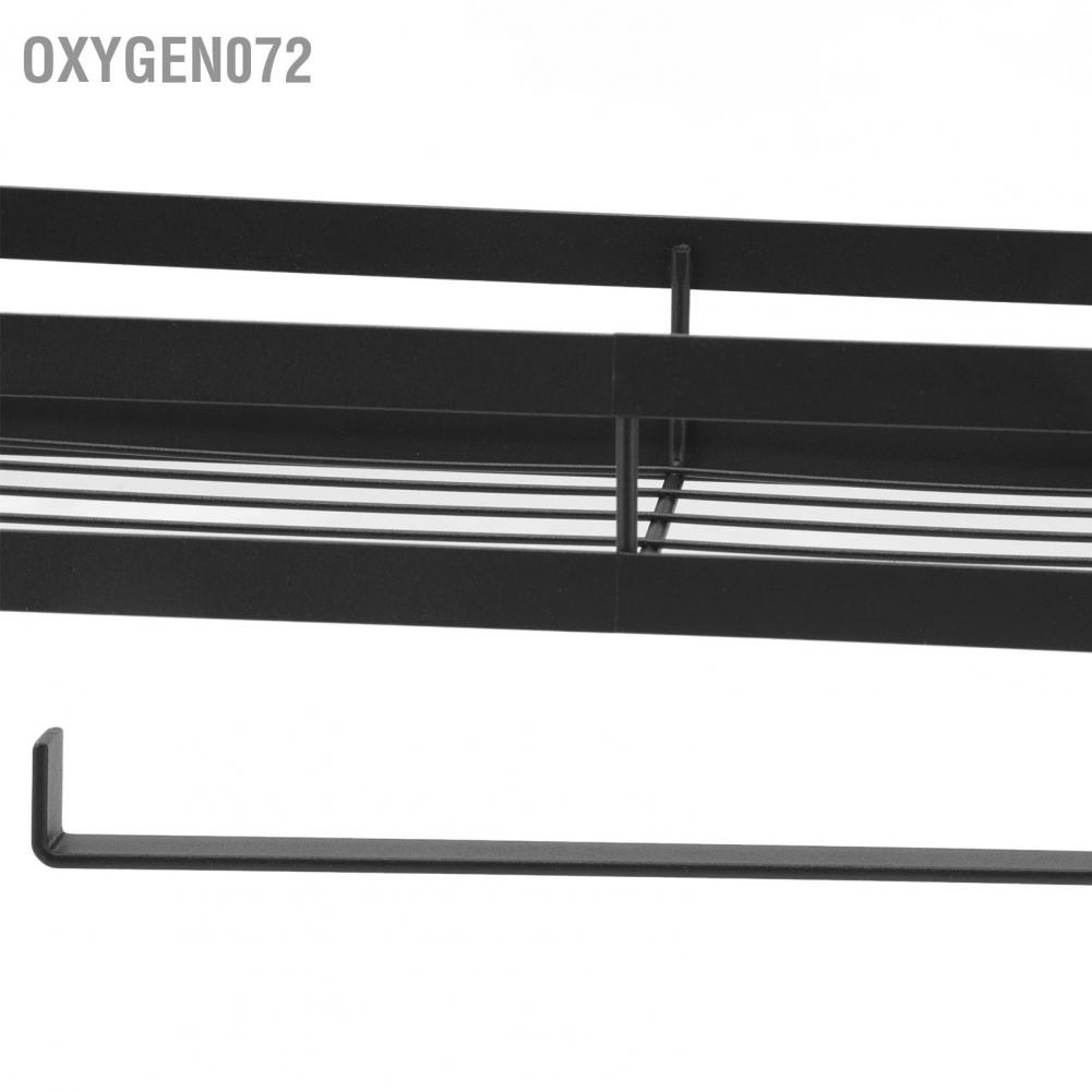 Oxygen072 Oxygen072 Giá treo gia vị tường Đa năng Thanh lịch dày dặn Khả chịu lực mạnh mẽ Bộ tổ chức cho phòng tắm nhà bếp