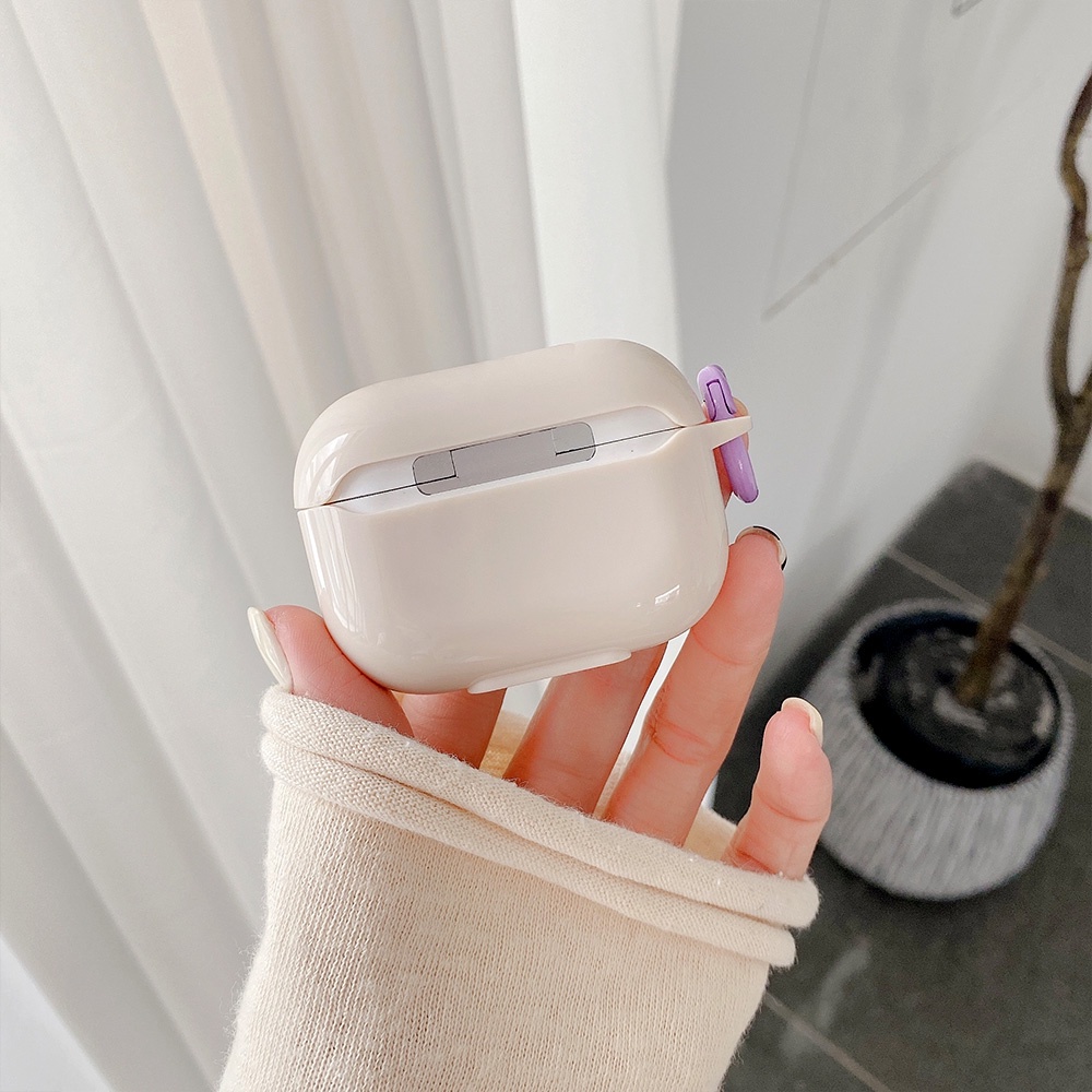 Vỏ Bảo Vệ Hộp Sạc Tai nghe không dây Airpods 1/2/3/pro Hình Hoa Đào 3D