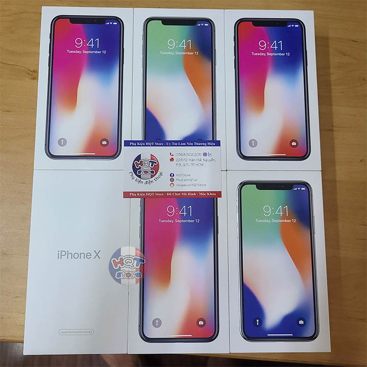 Fullbox hộp phụ kiện zin IPhone X chính hãng theo máy