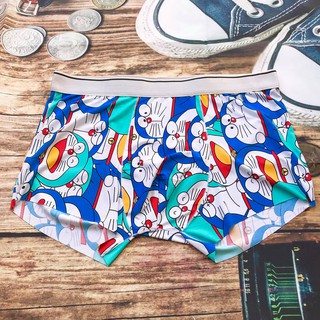 Set 4 Quần Lót Nam Boxer Thun Lạnh (sịp đùi lụa đúc)