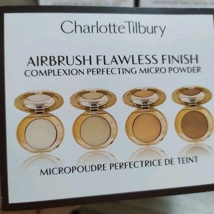 Mẫu test 4 màu Phấn Phủ Đẳng Cấp Charlotte Tilbury Sample 2g.