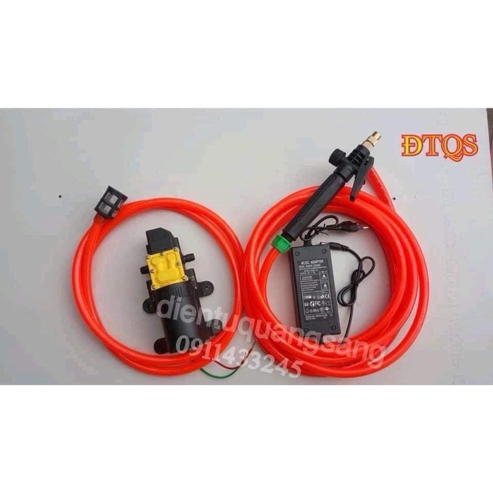 Bộ RỬA XE 12V bơm Đỉnh phong