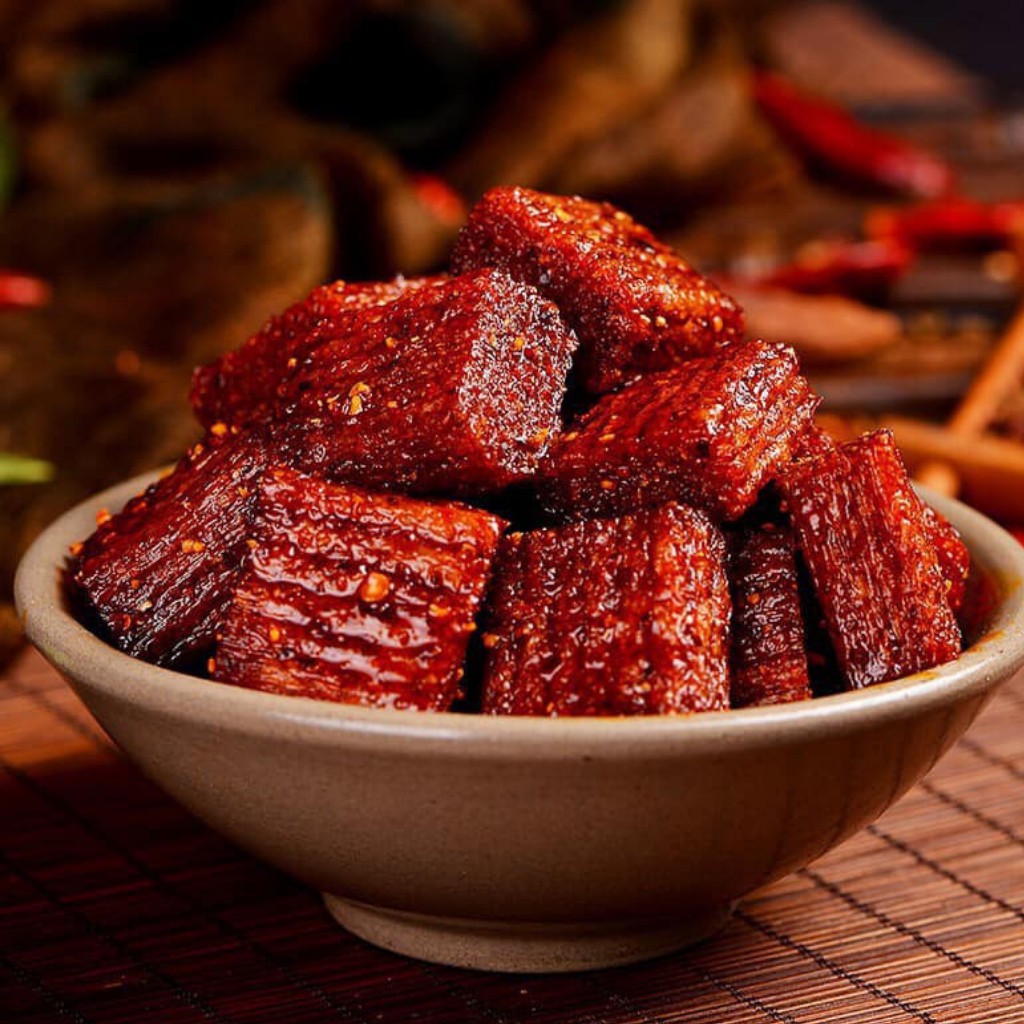 Thịt Hổ Cay Chay Trung Quốc Gói Nhỏ 10g Đồ Ăn Vặt