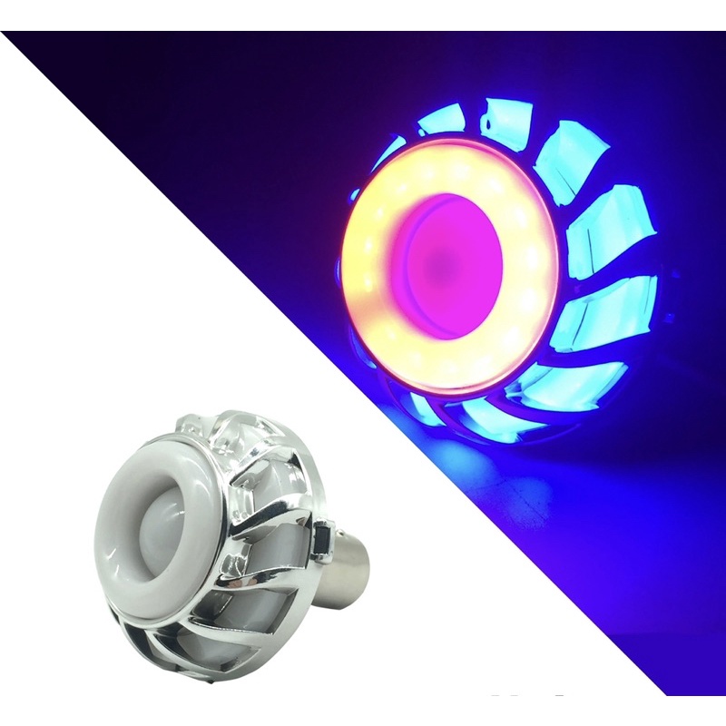 Nháy Hậu Bi Led 7 Màu Xe Máy Lắp Vừa Các Dòng Xe Số (giá 1 bóng)
