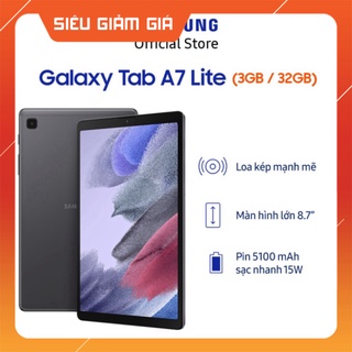 Máy tính bảng Samsung Galaxy Tab A7 Lite (SM-T225) - Hàng Chính thumbnail