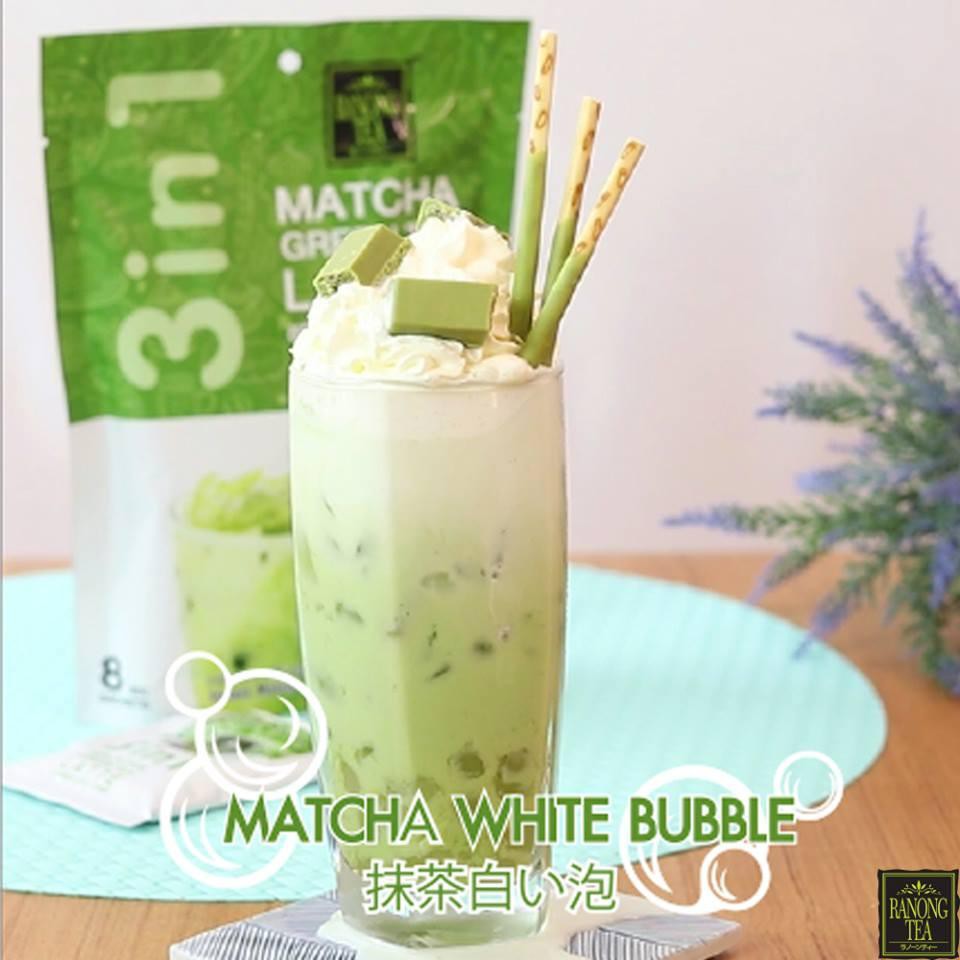 🍵 Bột Trà Sữa Matcha Latte Thái Hoà Tan 3in1 Ranong Tea 500G Thái Lan