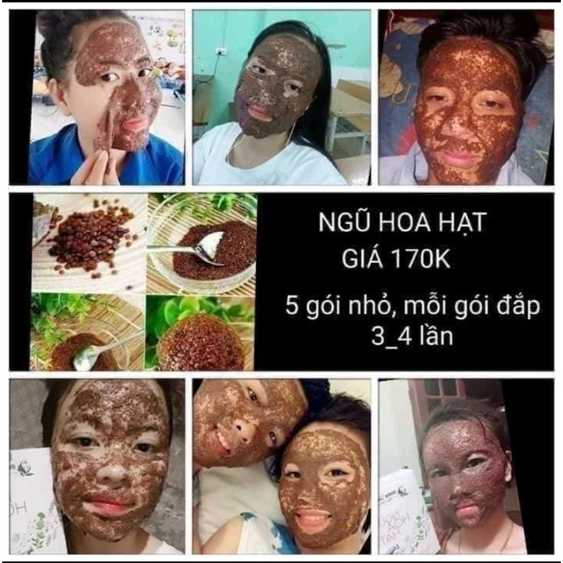 Mặt nạ ngũ hoa thảo mộc Quyên lara 200g Chính hãng