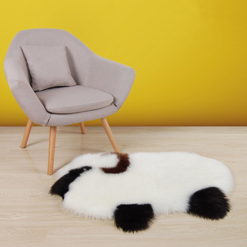 Thảm Lông Xù Chống Trượt Hình Động Vật Hoạt Hình Siêu Dễ Thương