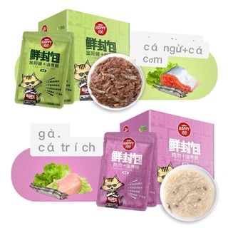 Pate Wanpy Happy 100 cho mèo gói 70gr