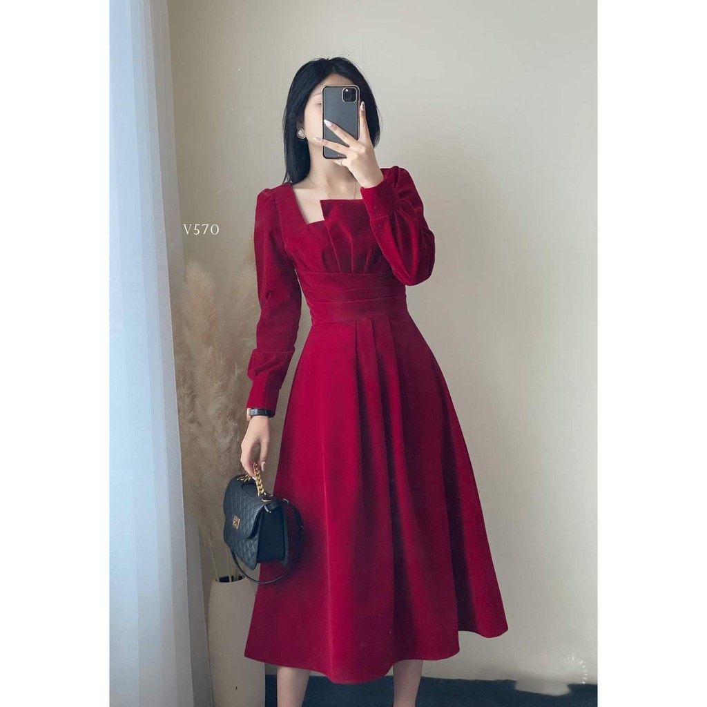 Đầm dự tiệc xòe tay phồng cách điệu Julliet Dress [HÀNG CÓ SẴN]  ཾ