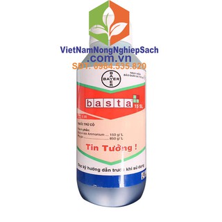 1000ml basta 15sl trừ cỏ sinh học chính hãng bayer